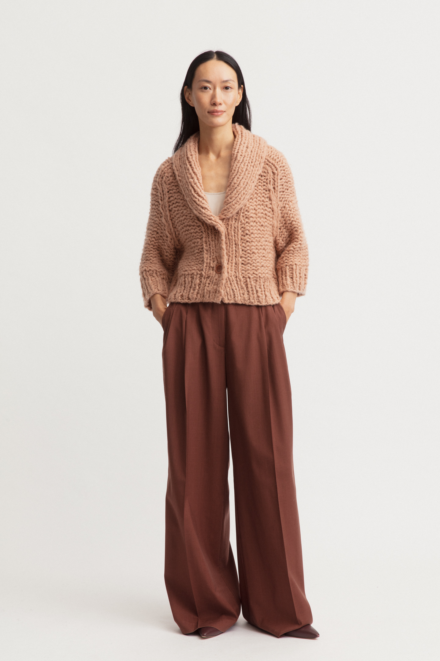 Cashmere Handknit Cardigan