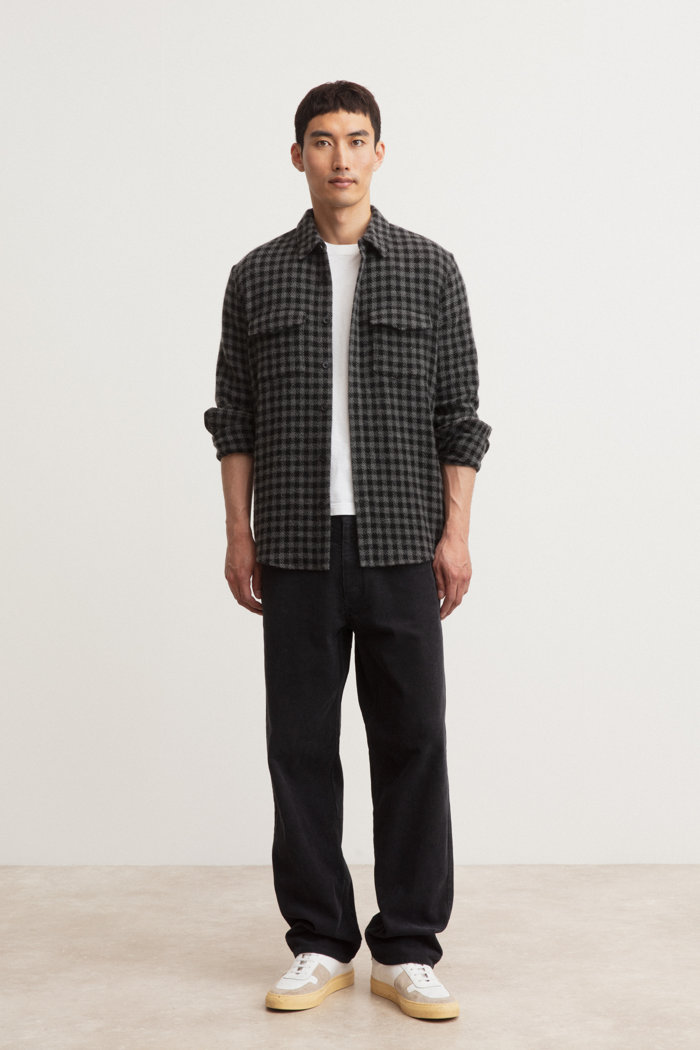 Shirt made from cashmere