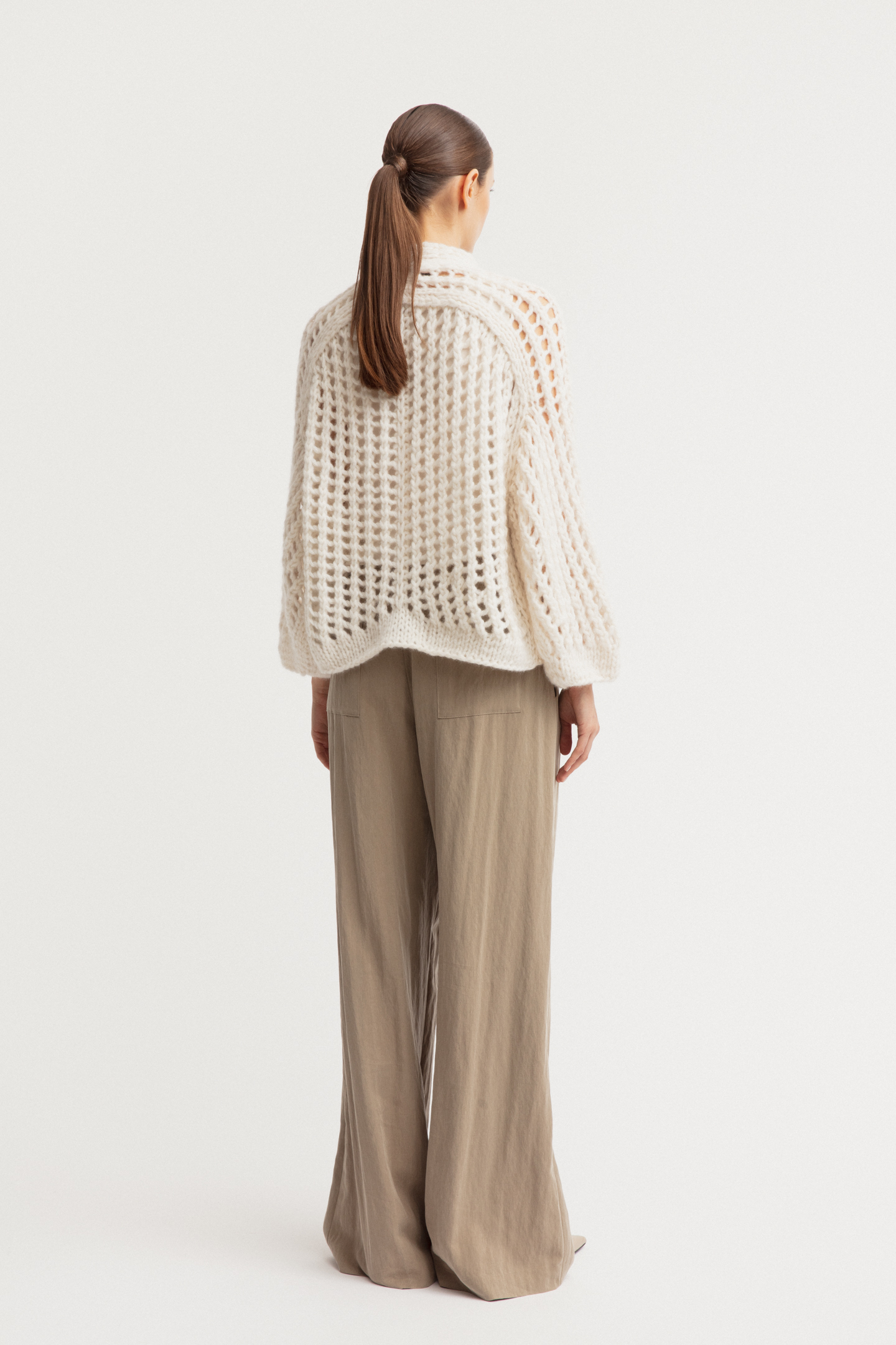 Cashmere-Baumwolle Cardigan