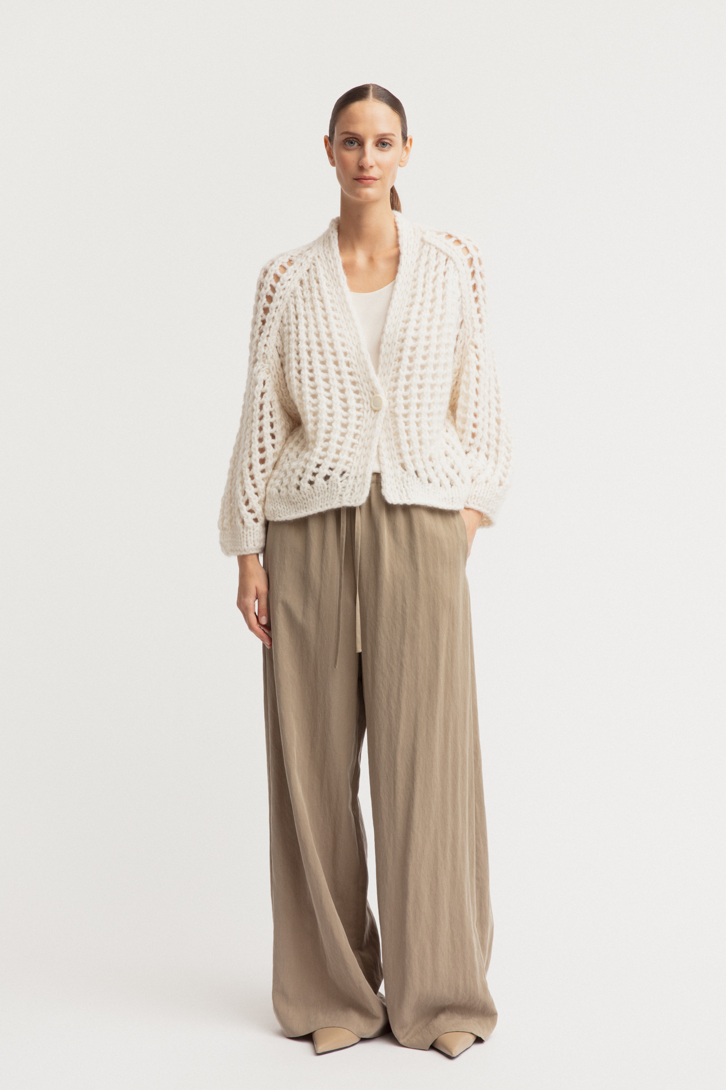 Cashmere-Baumwolle Cardigan