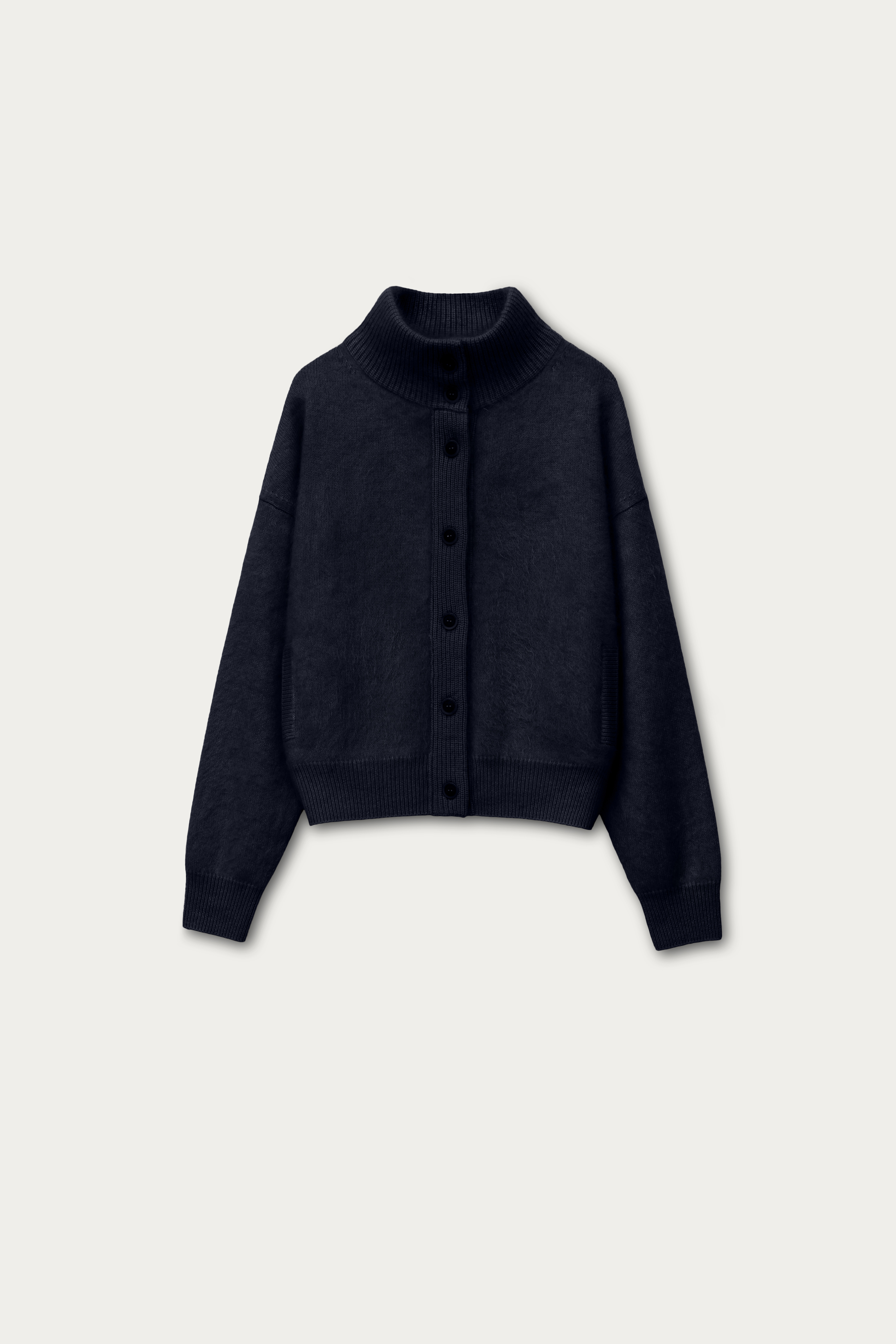 Brushed Cashmere Cardigan