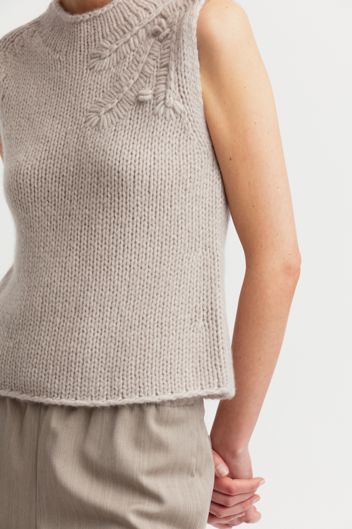 Cashmere-Seide Top