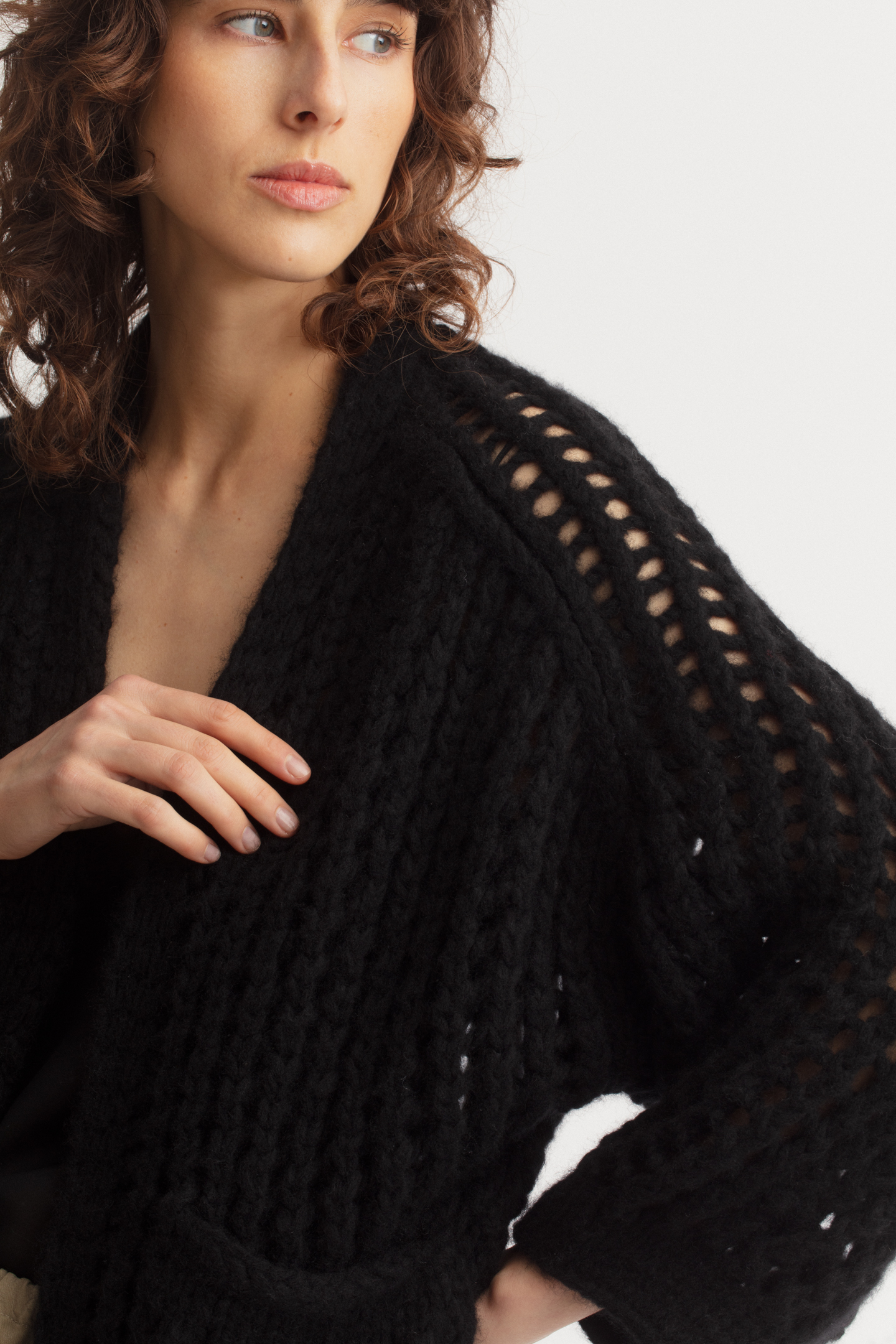 Cashmere-Baumwolle Cardigan