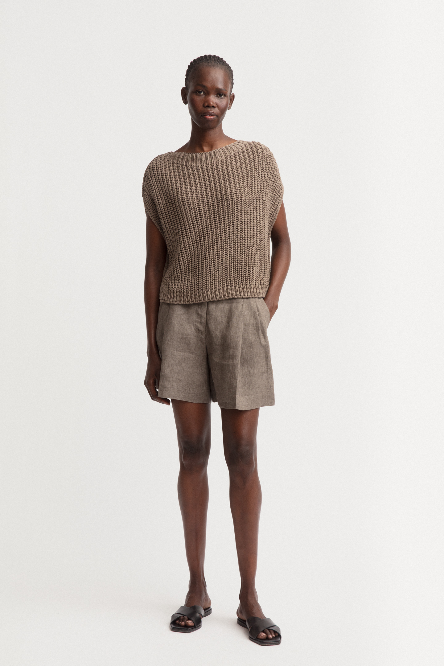 Seide-Leinen Pullover