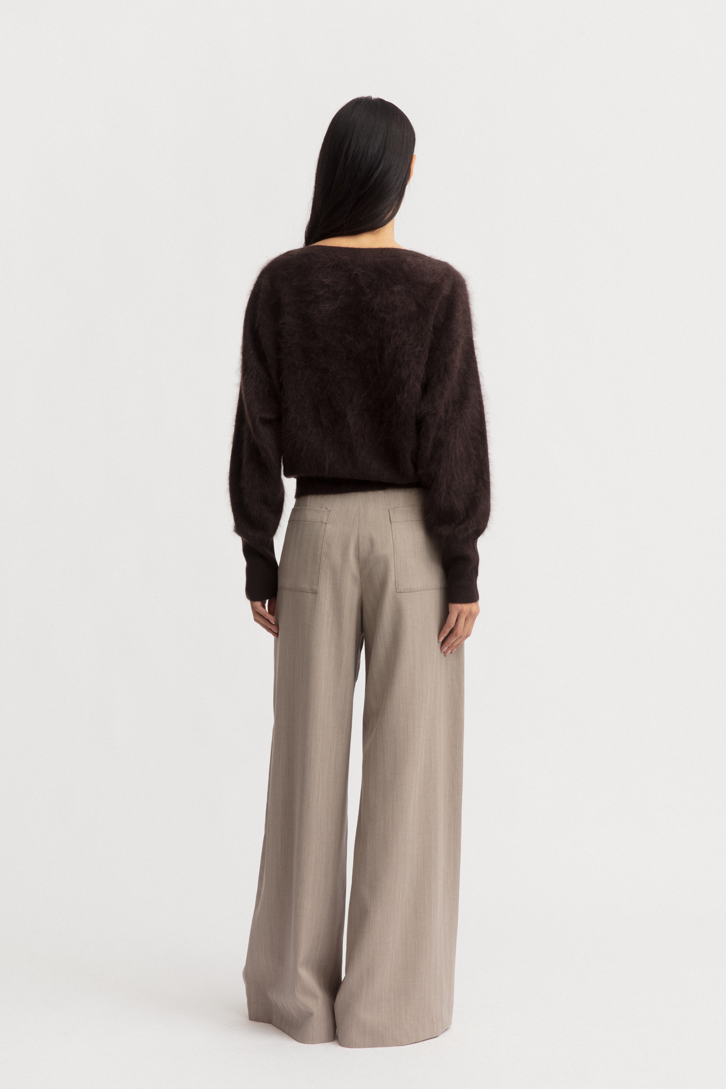 Brushed Cashmere Pullover