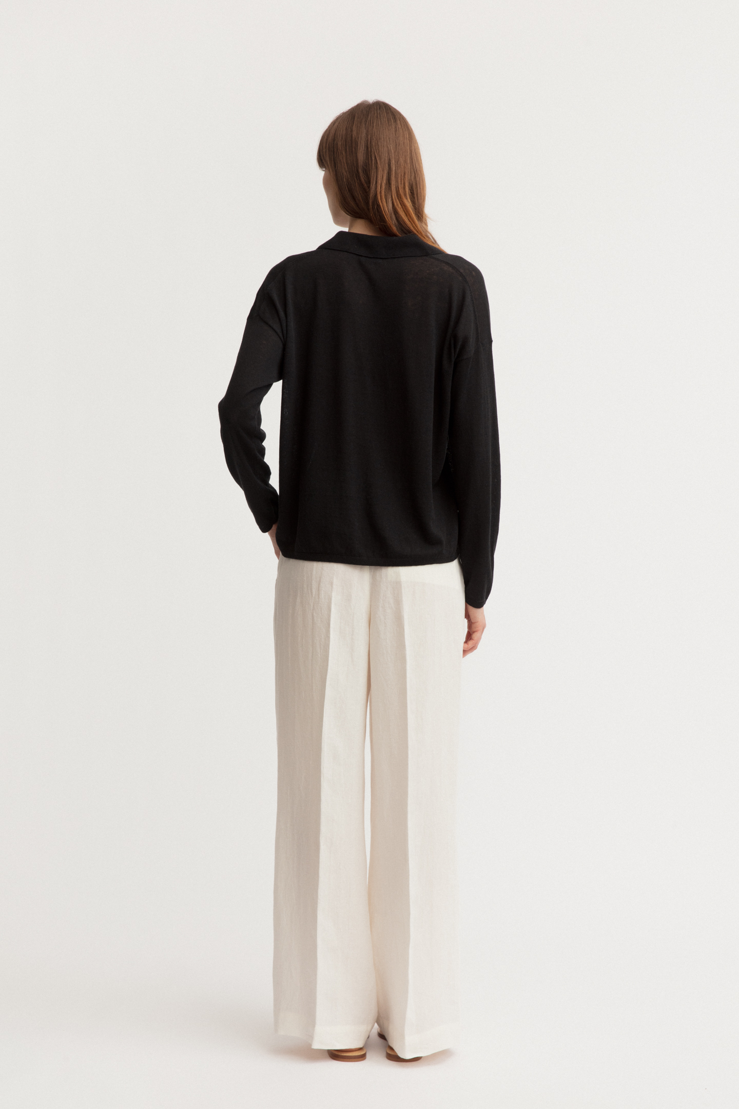 Silk-Linen Sweater