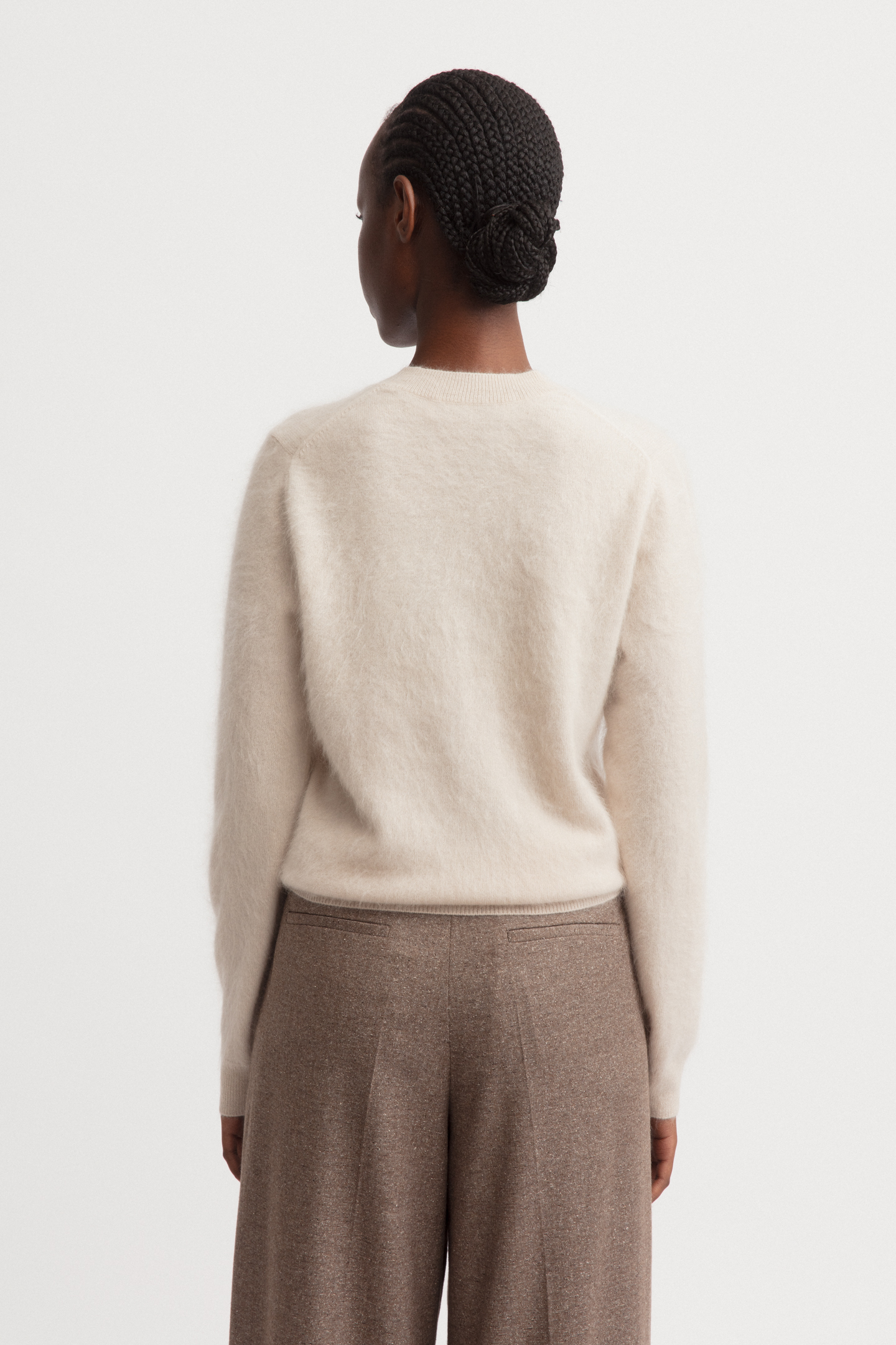 Brushed Cashmere Pullover