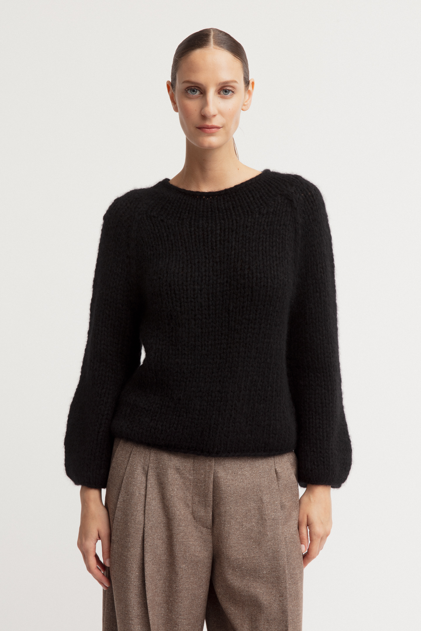 Cashmere-Cotton Sweater