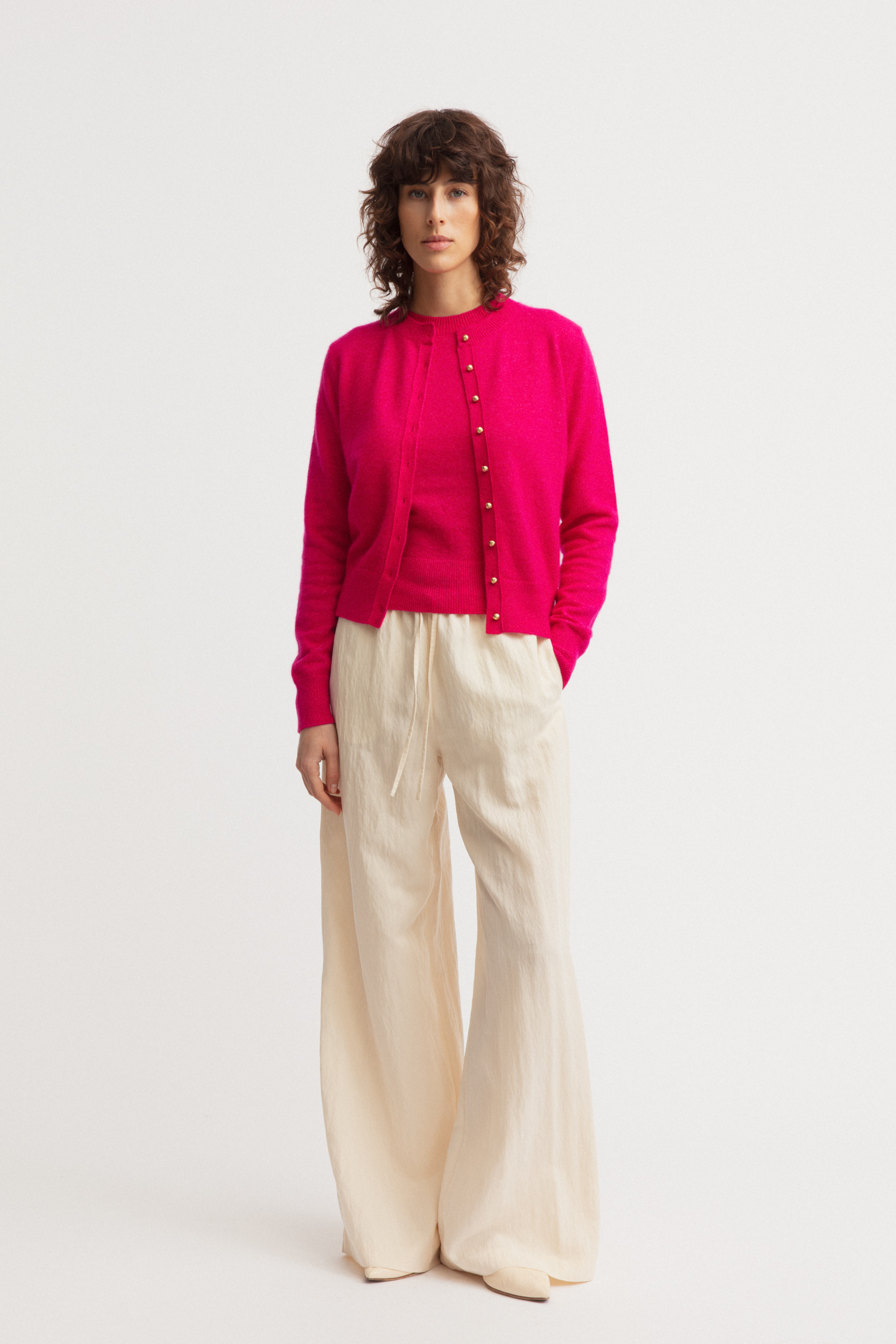 Cashmere-Baumwolle Twin Set