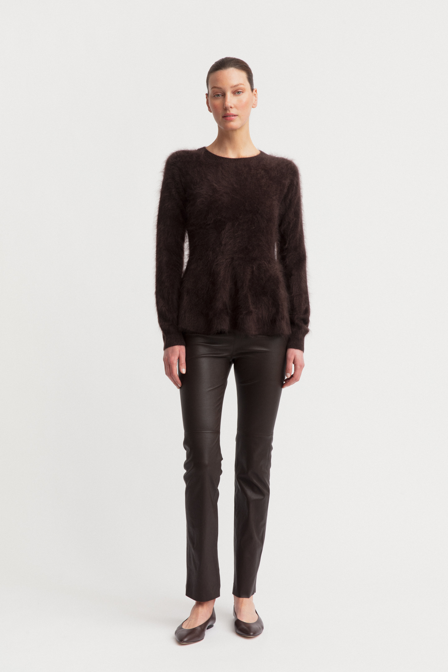Brushed Cashmere Pullover