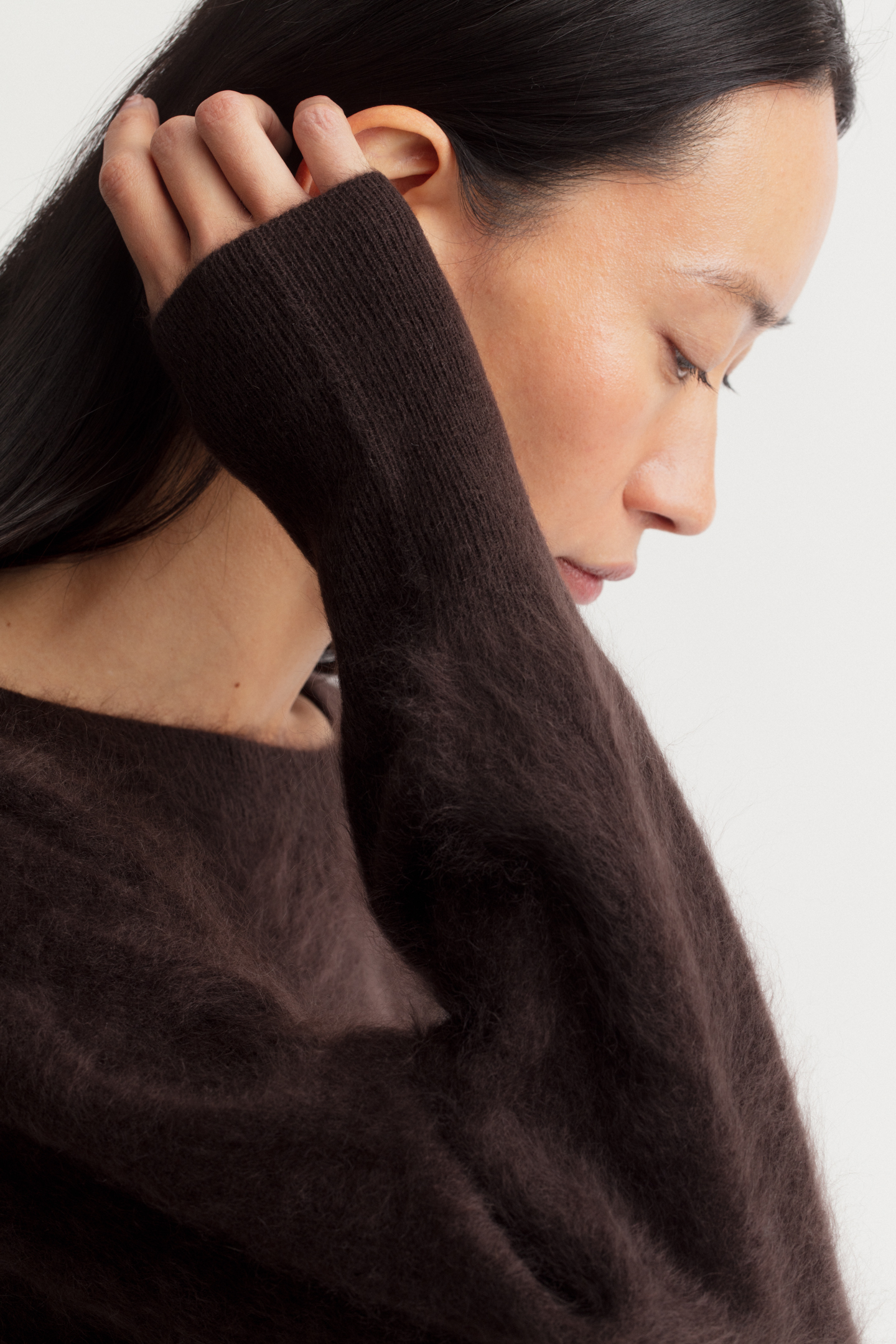 Brushed Cashmere Pullover