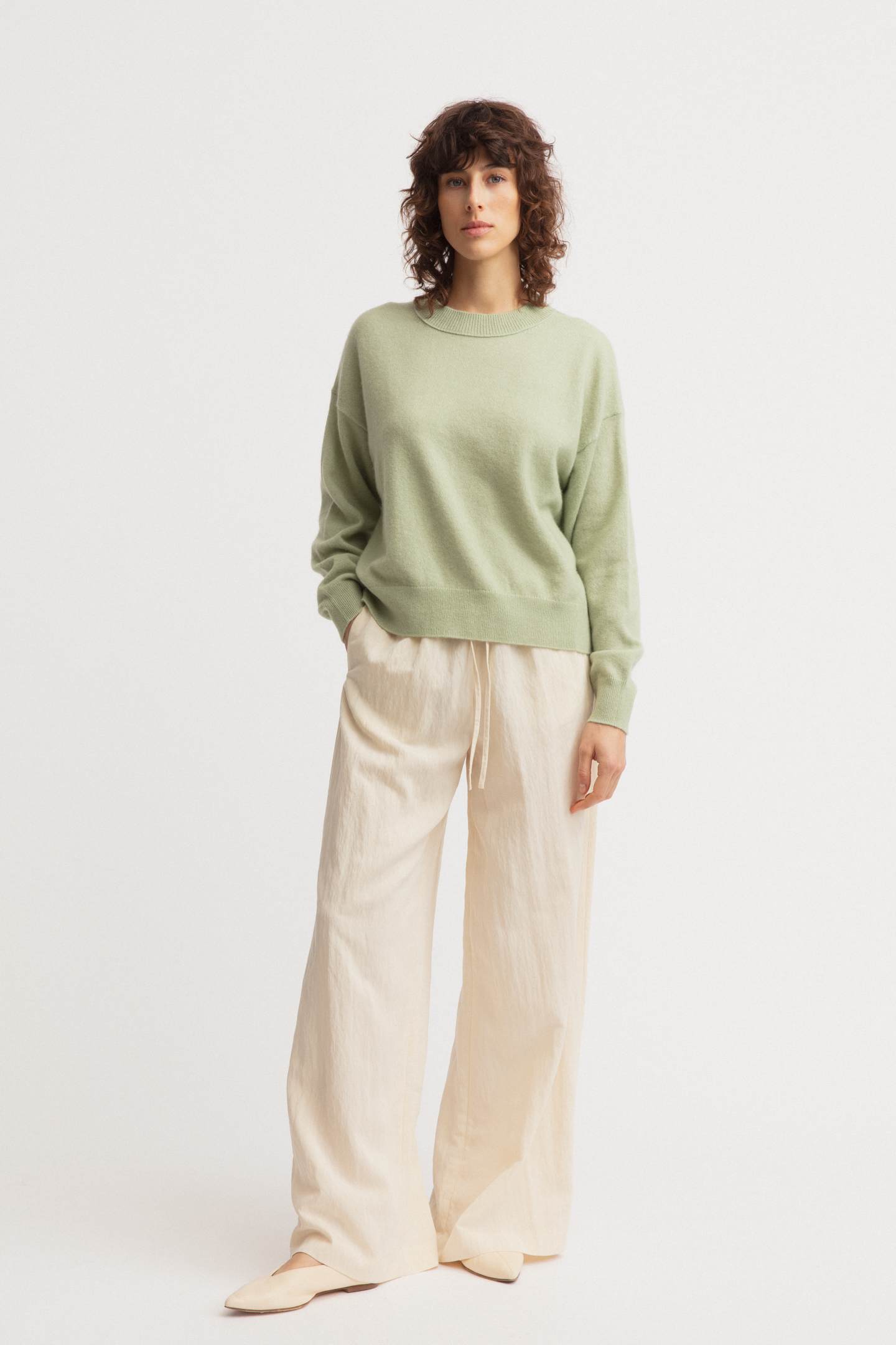Cashmere-Baumwolle Pullover