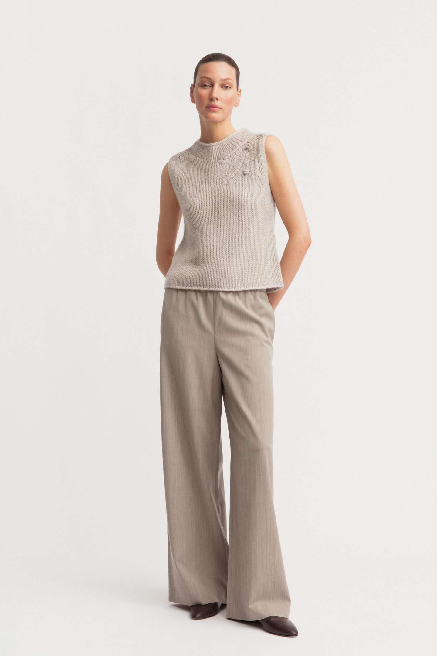 Cashmere-Seide Top