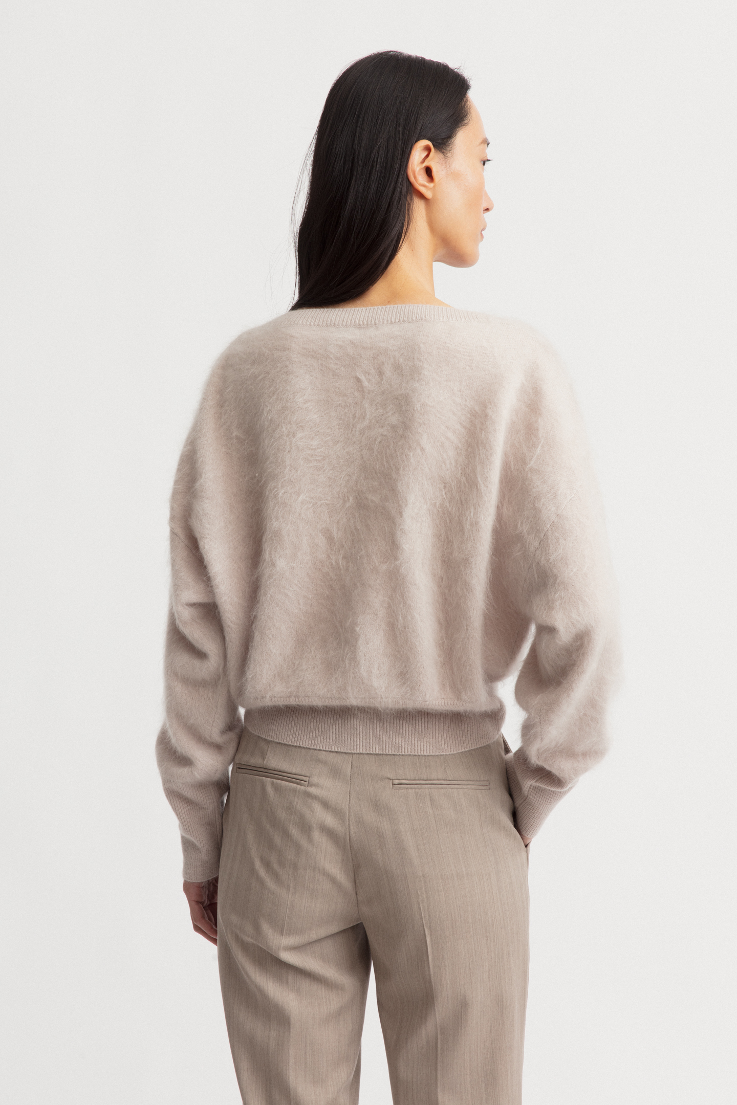 Brushed Cashmere Pullover