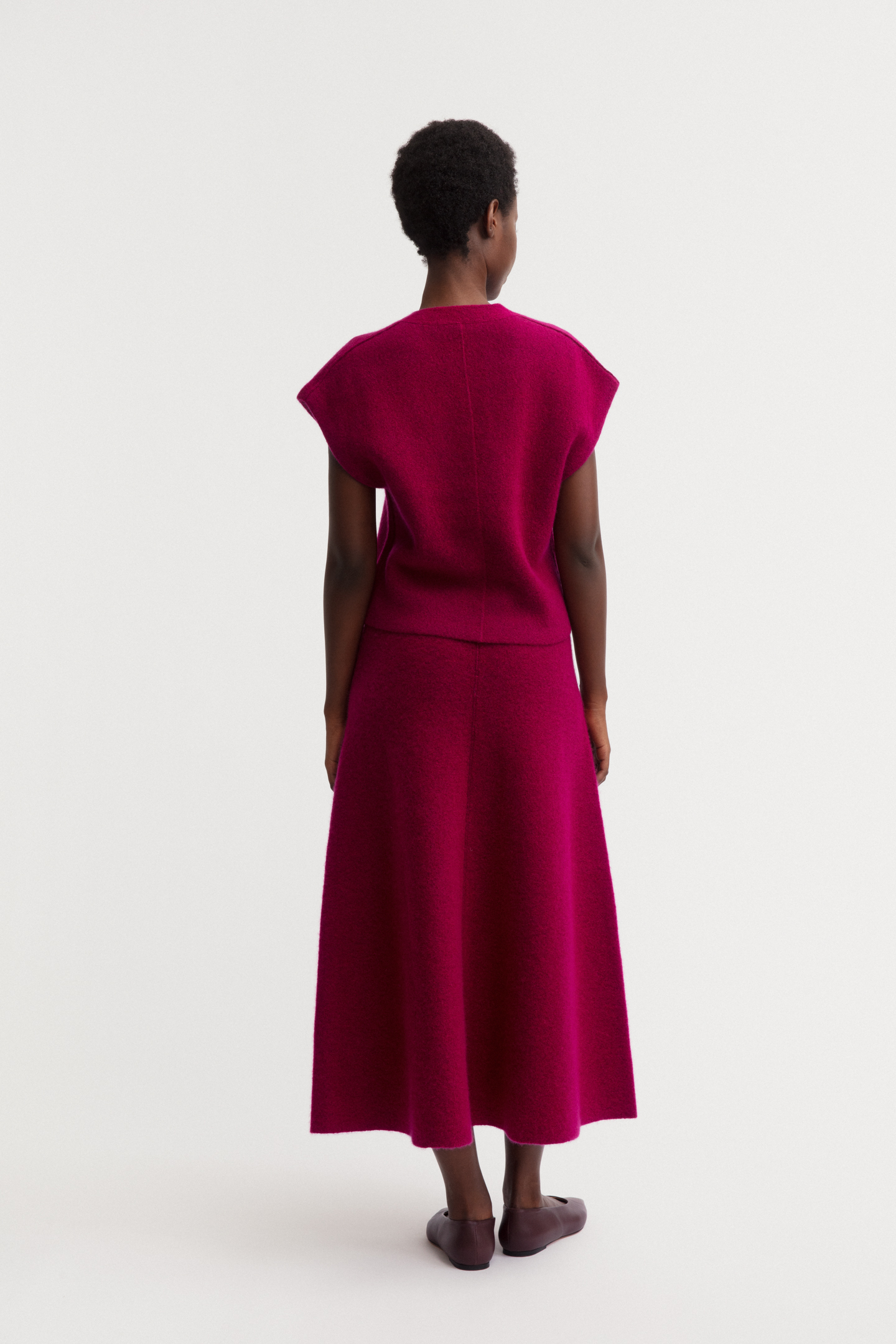 Cashmere-Silk Skirt