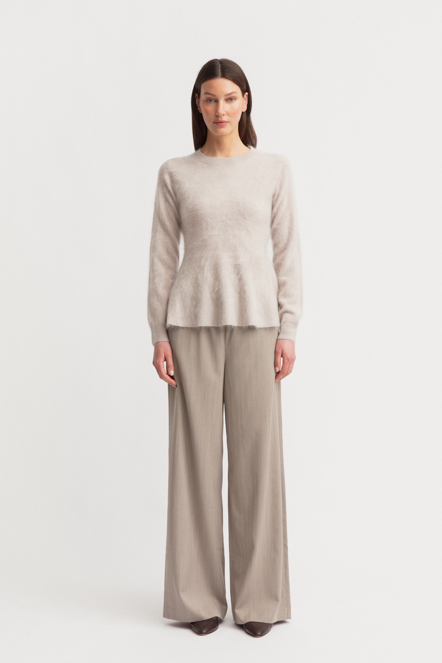 Brushed Cashmere Pullover