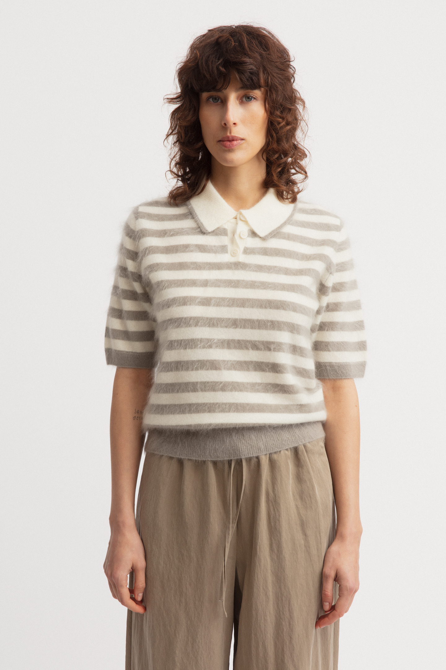 Brushed Cashmere Pullover