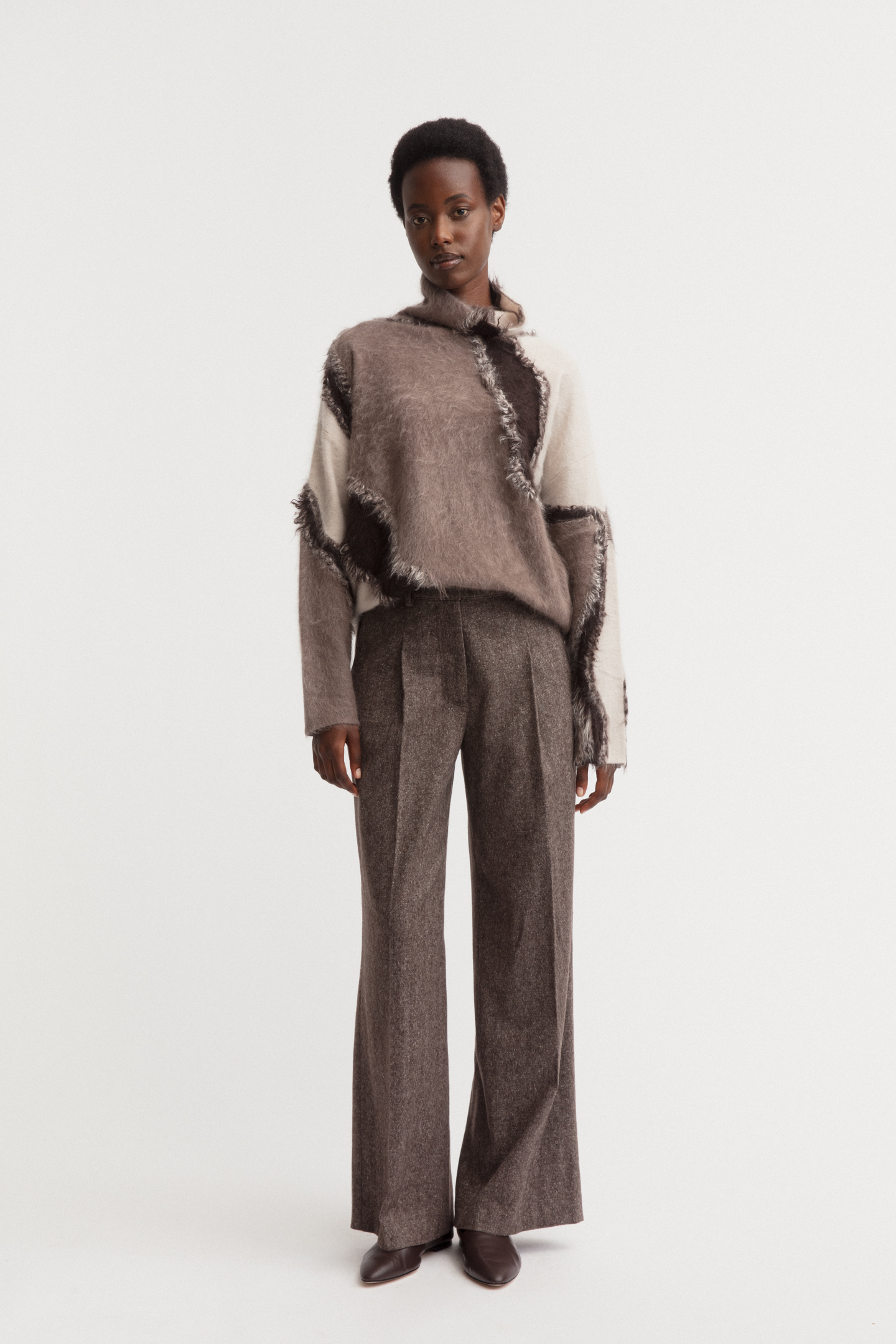 Brushed Cashmere Pullover