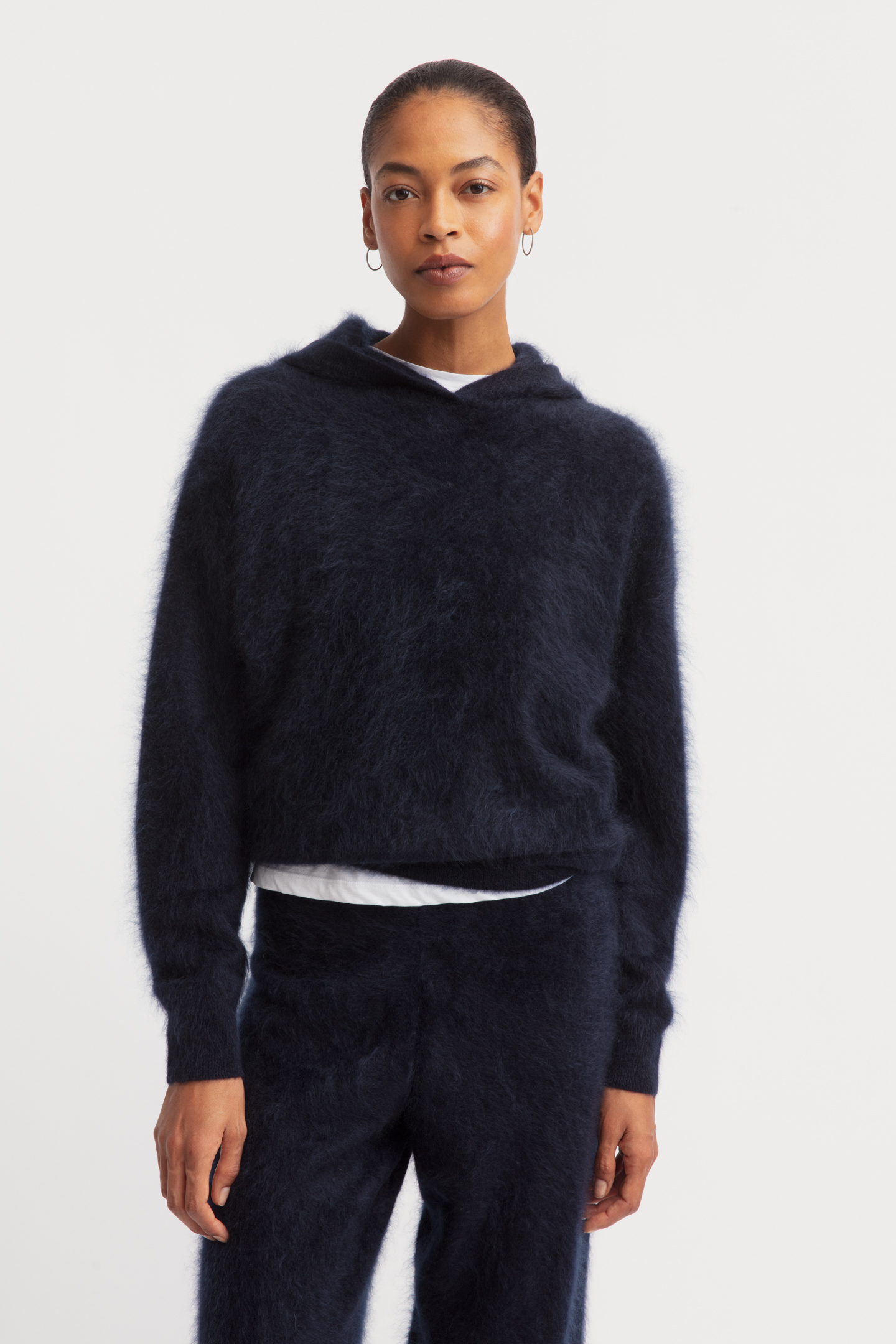 Brushed Cashmere Pullover