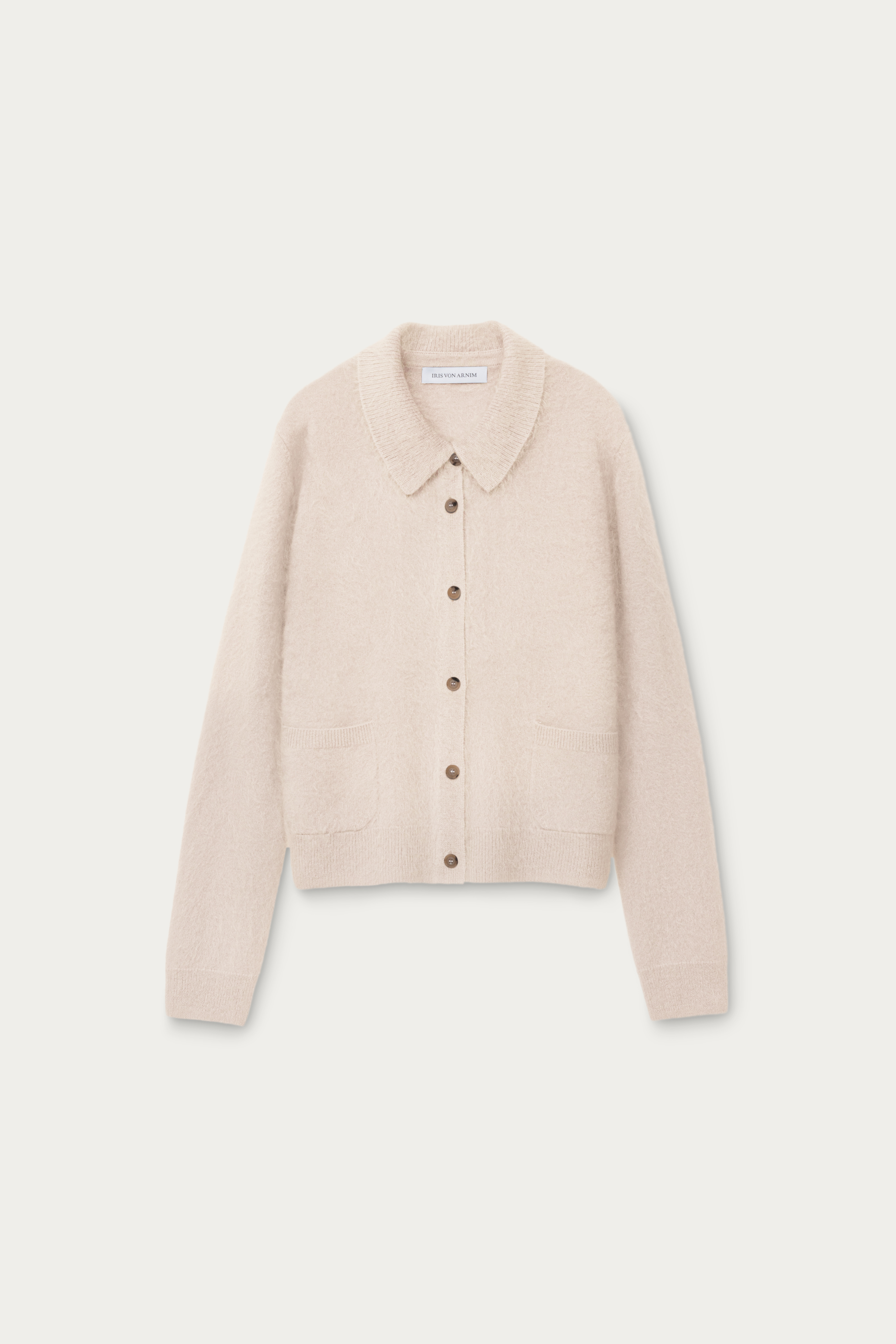 Brushed Cashmere Cardigan