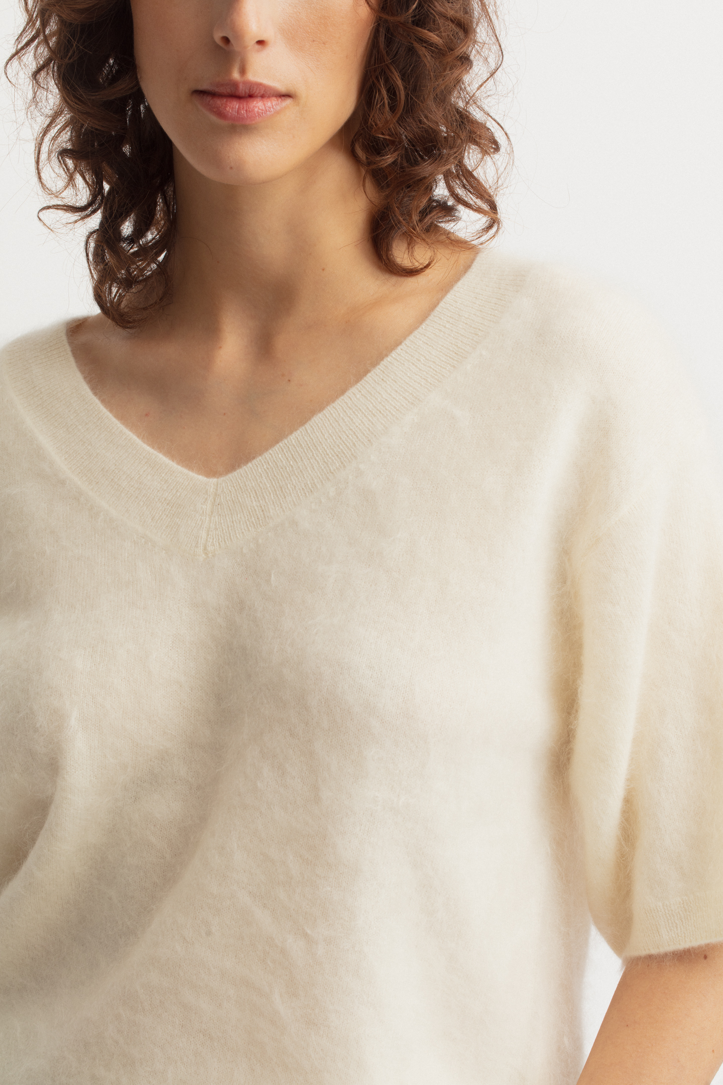 Brushed Cashmere Top