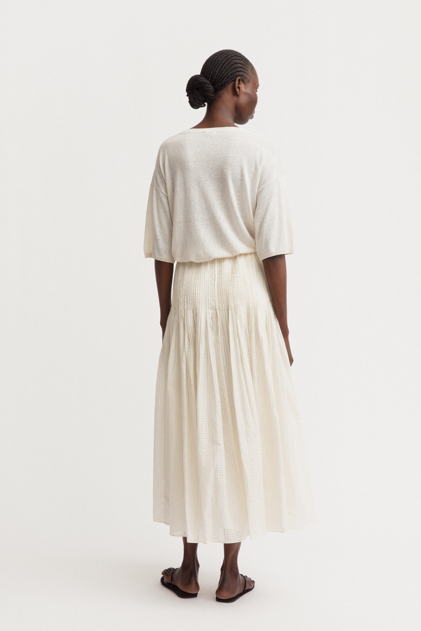 Baumwolle-Seide Rock