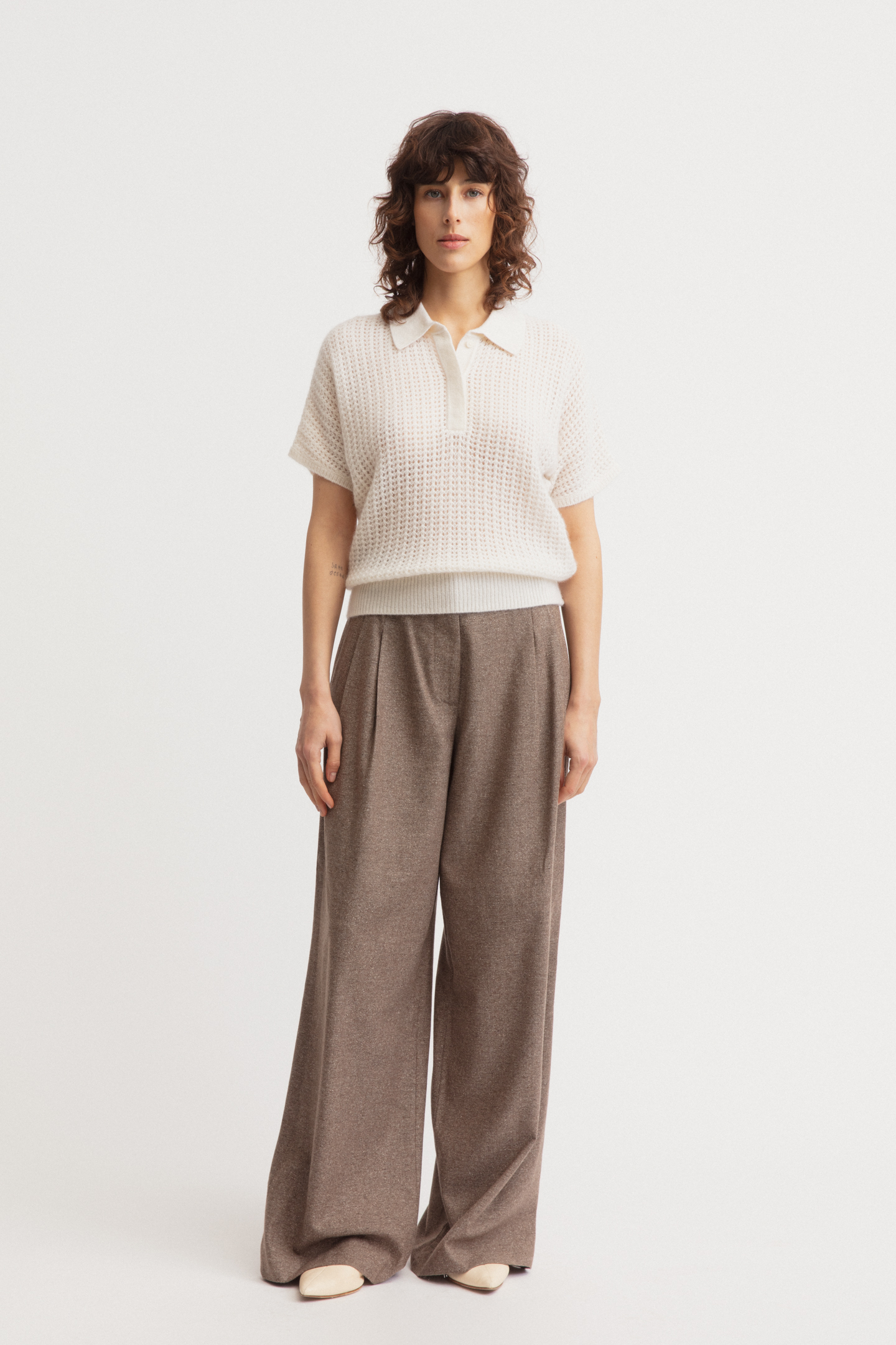 Cashmere-Baumwolle T-Shirt