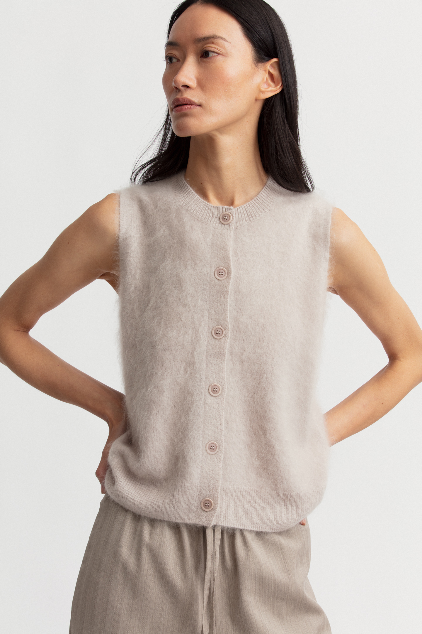 Brushed Cashmere Top