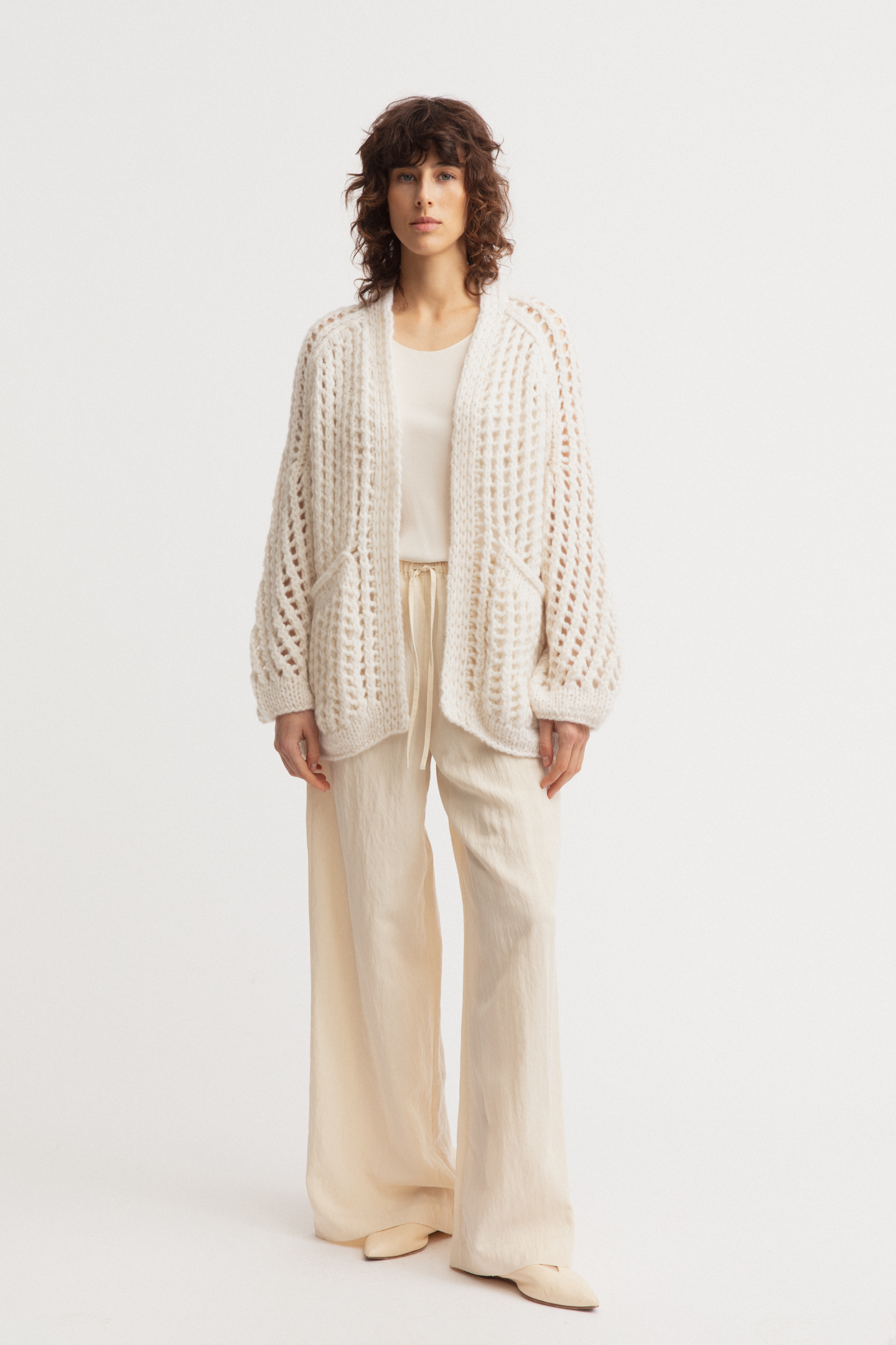 Cashmere-Baumwolle Cardigan