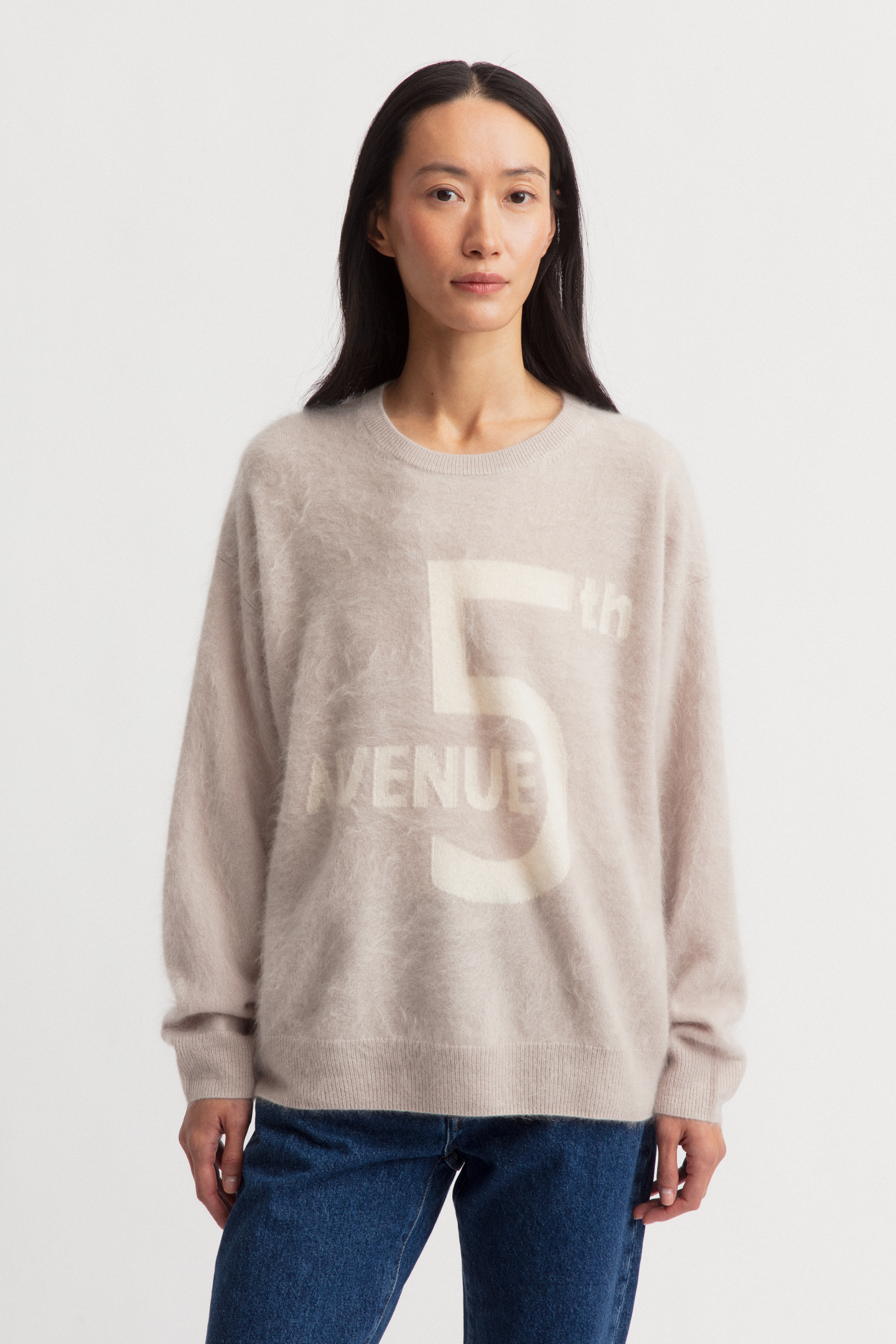 Brushed Cashmere Pullover