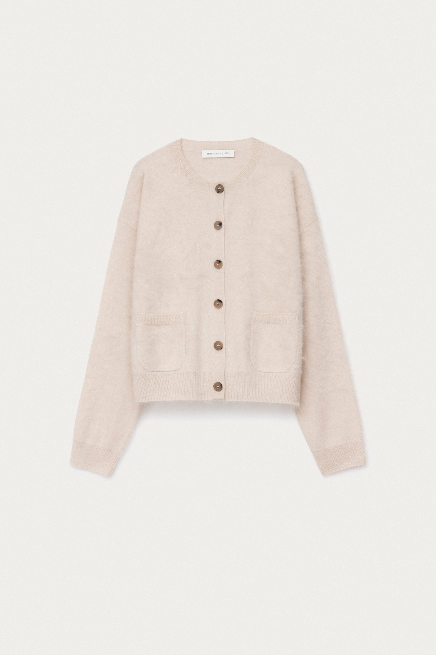 Brushed Cashmere Cardigan