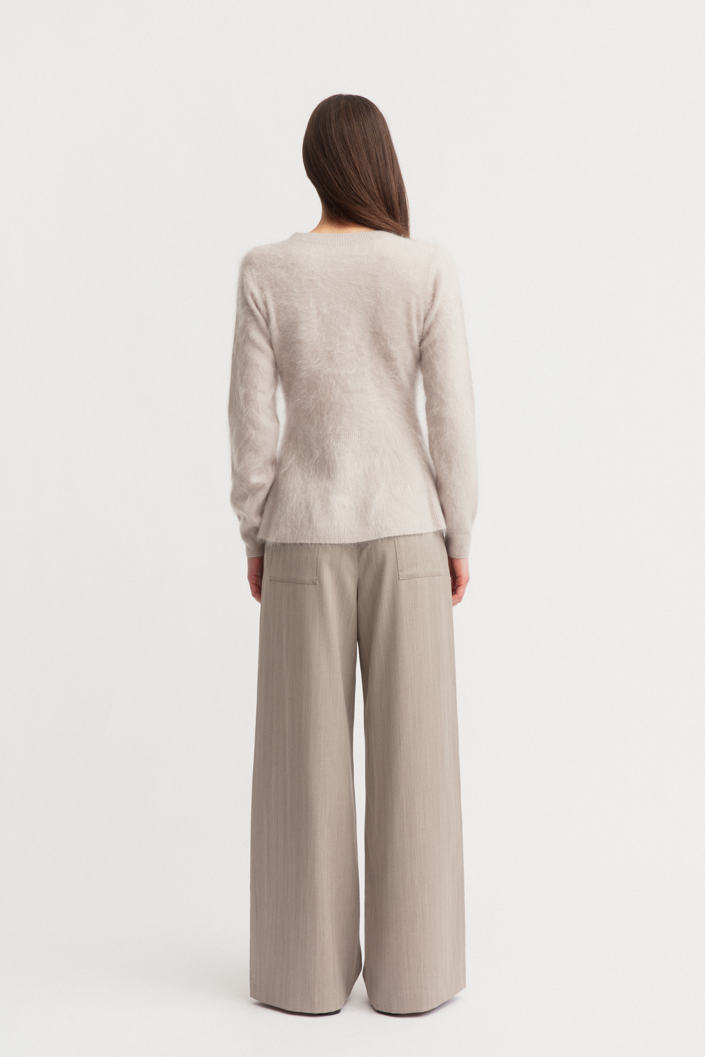 Brushed Cashmere Pullover