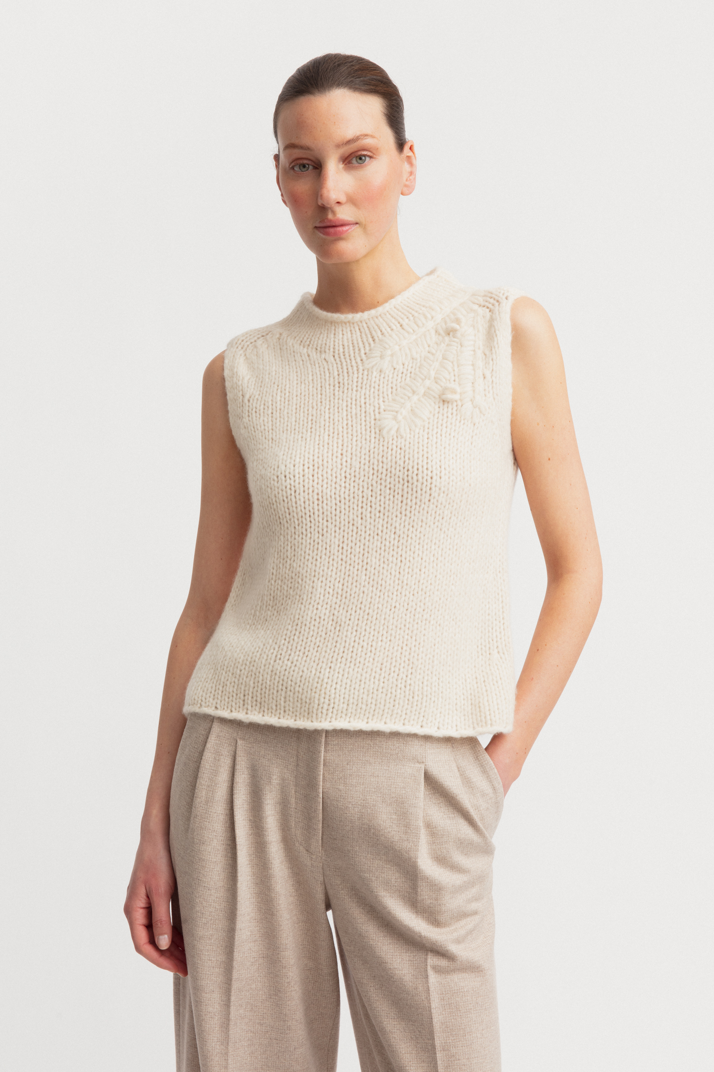 Cashmere-Seide Top