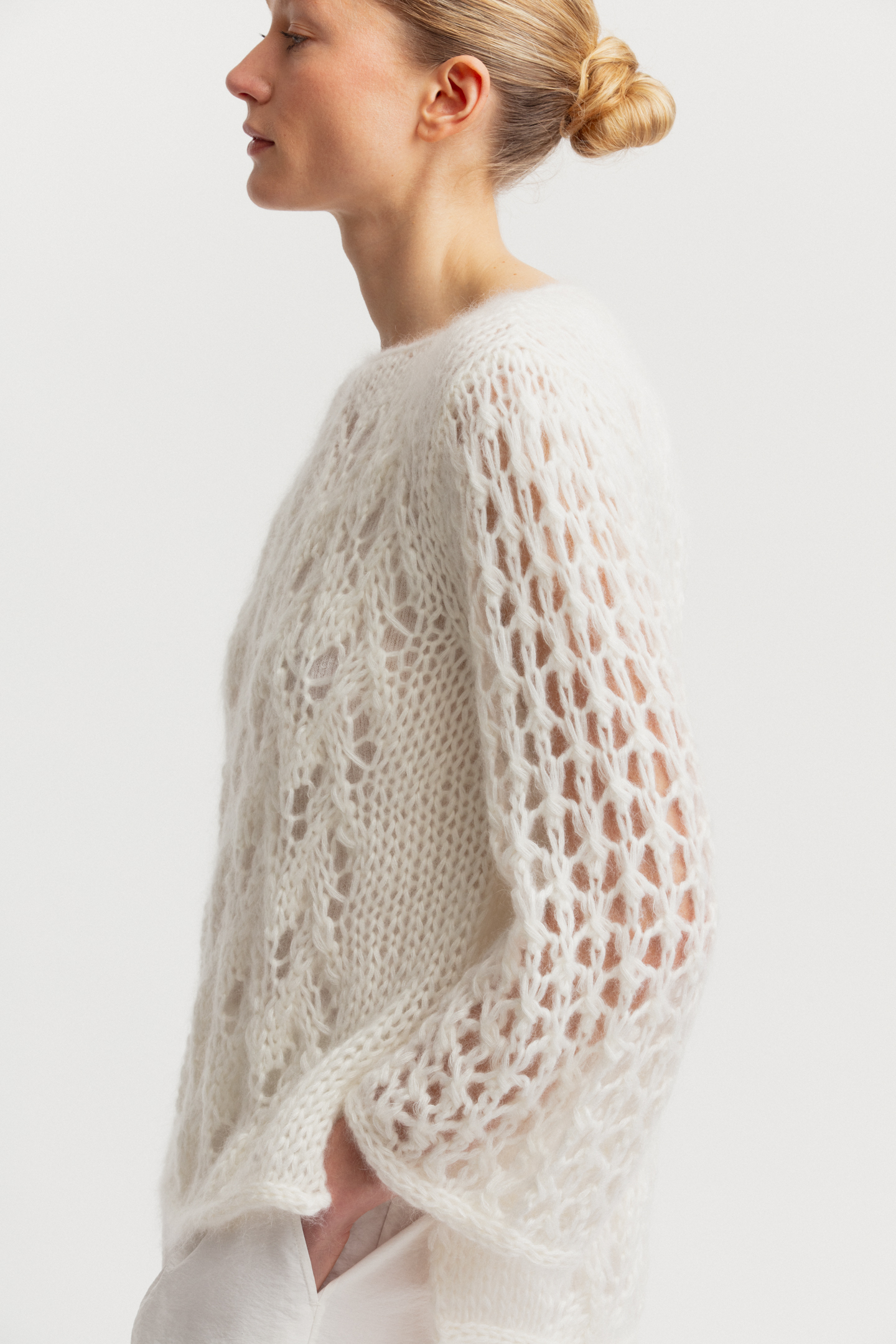 Mohair-Seide Pullover