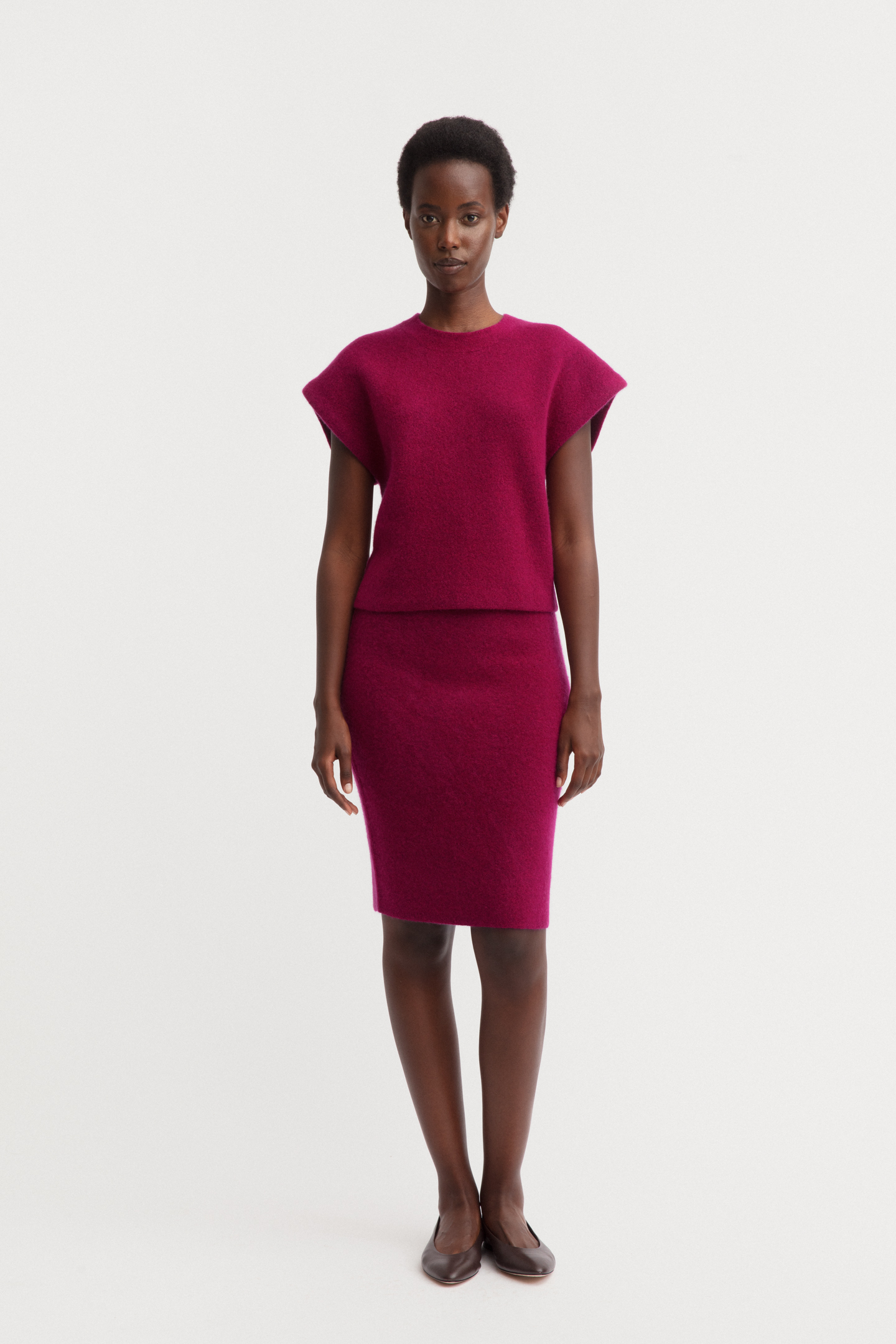 Cashmere-Silk Skirt