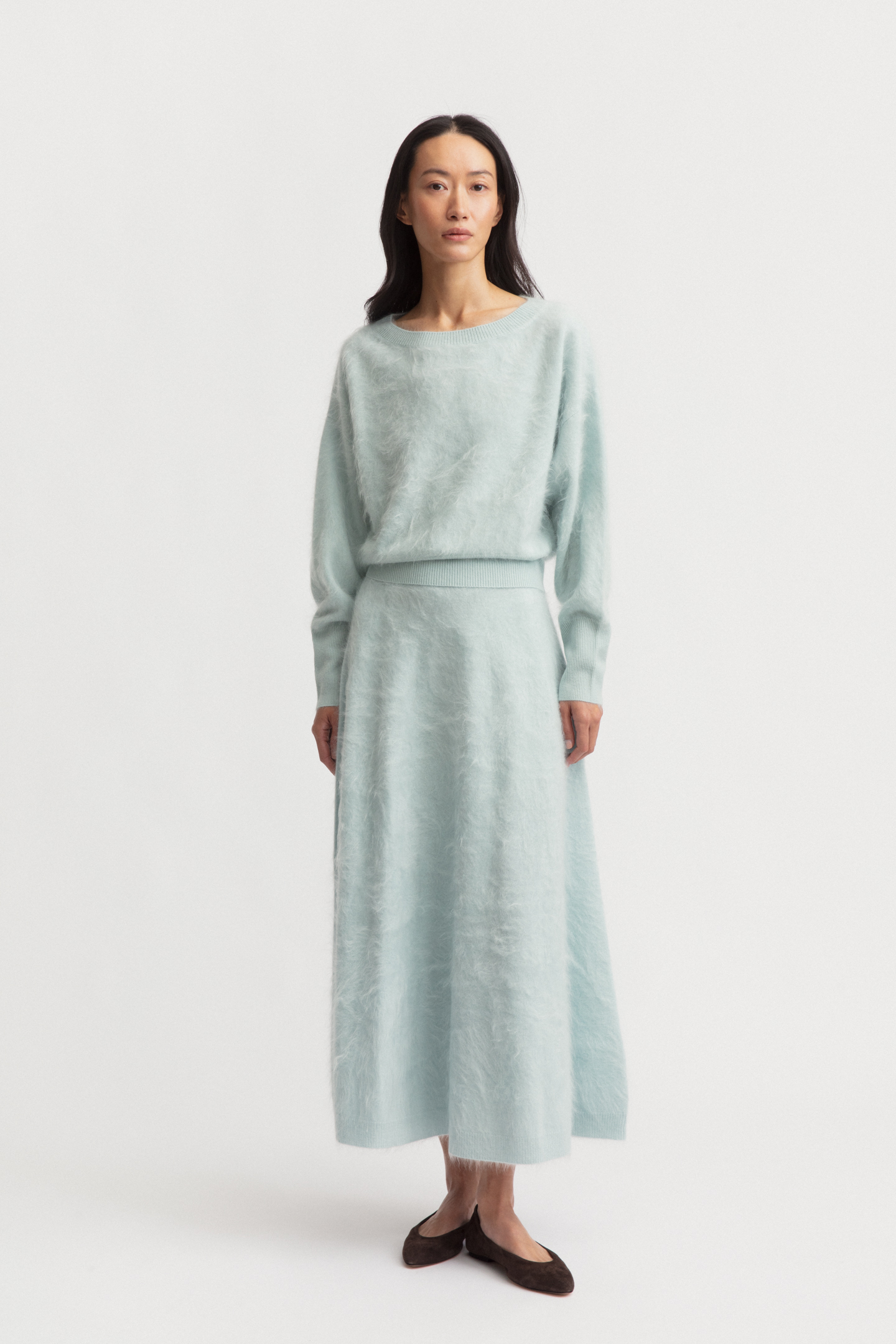 Brushed Cashmere Pullover