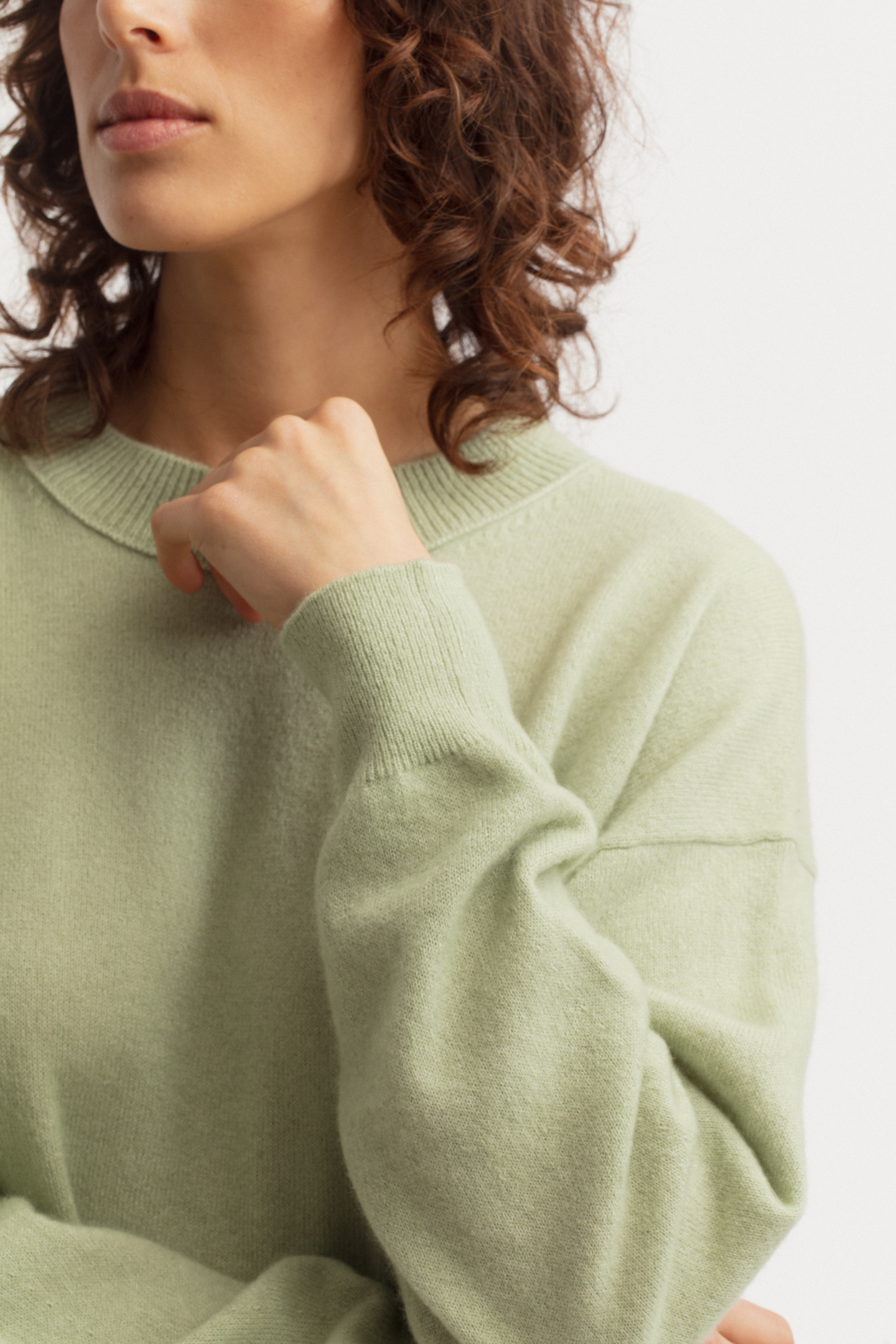 Cashmere-Baumwolle Pullover