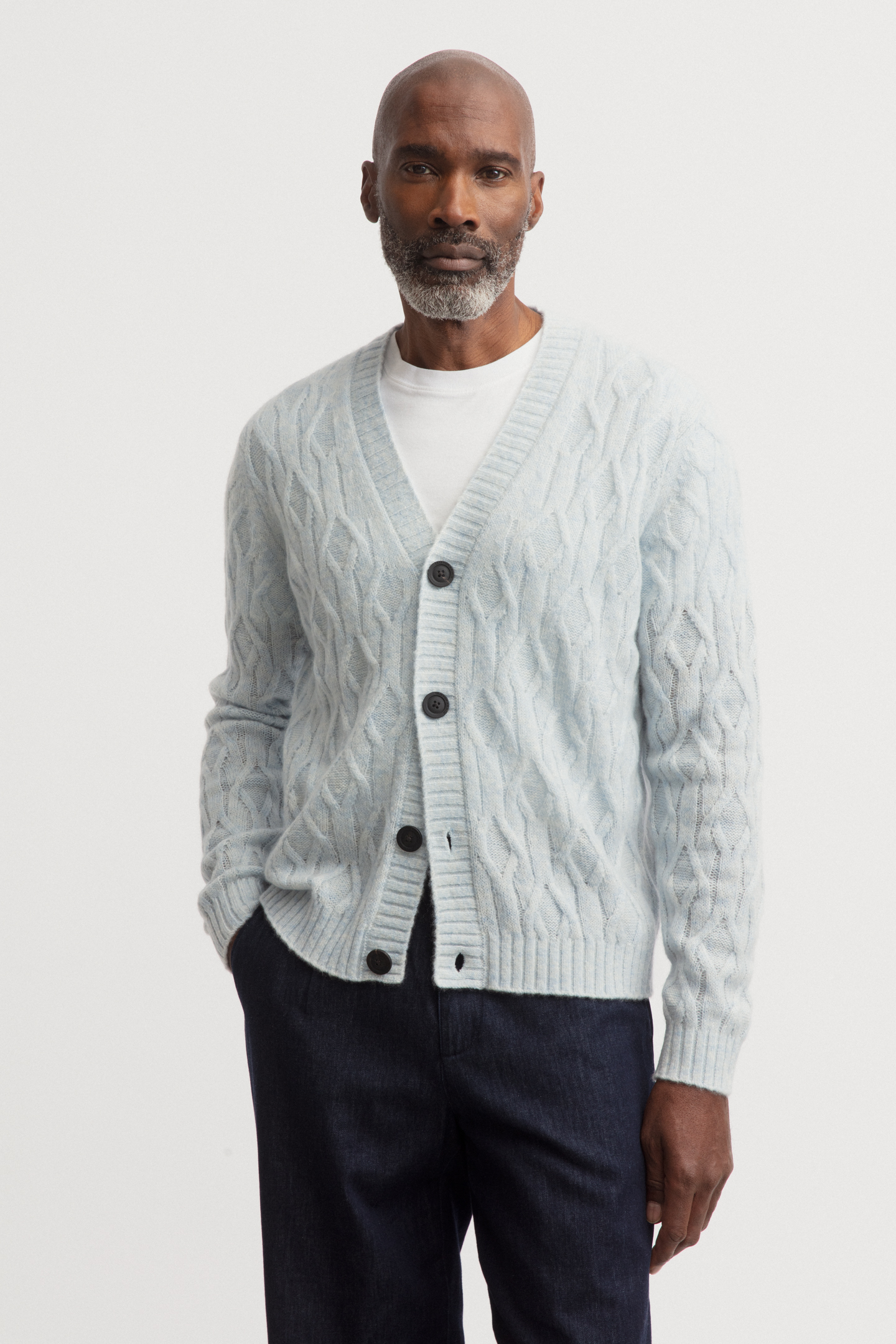 Cashmere-Silk Cardigan